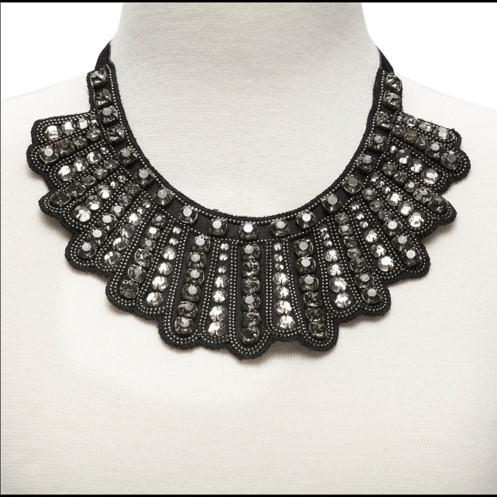 Banana Republic Ruth Bader Ginsburg Dissent Collar Black Notorious Necklace